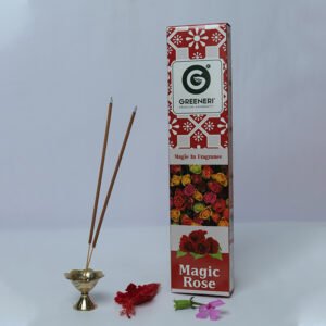 Magic Rose, Greeneri Agarbatti, Natural Aroma Incense Sticks