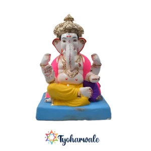 Shivreakar Shadu mati Ganapti | 16 inches | Eco-friendly Ganesha| 100 % original with natural colours