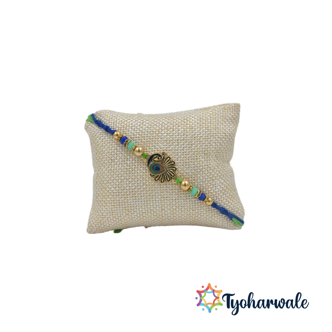 Peacock guthai Rakhi