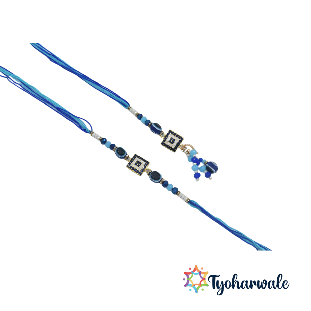 Evil eye couple rakhi
