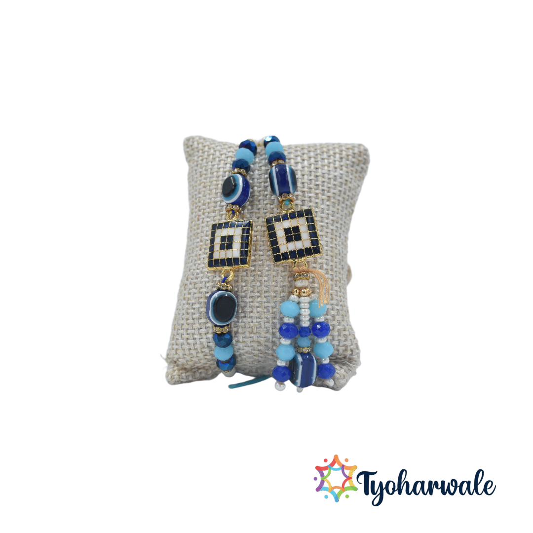 Evil eye couple rakhi