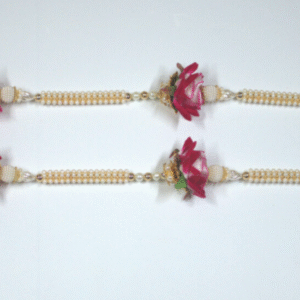 Festive Handcrafted Beaded Latkan (Set of 2) | For Diwali, Navratri & Ganesh Chaturthi Celebrations