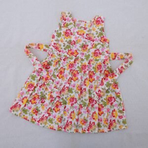 Floral White Base Summer Frock