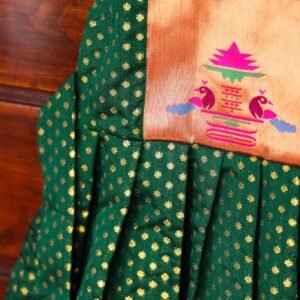 Chanderi Green Paithani