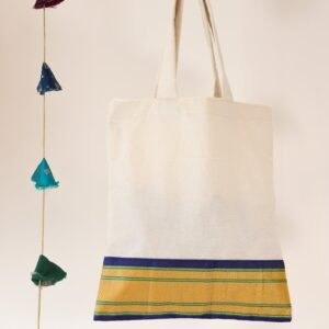 Navy Blue Kaath Tote Bag