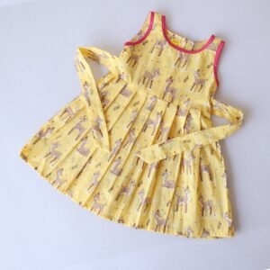 Deer Print Cotton Frock