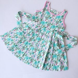 Elephant Print Cotton Frock