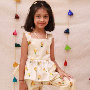 Off-white Floral Co-ord Set