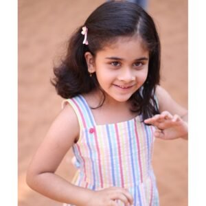 Candy Stripes Print Frock