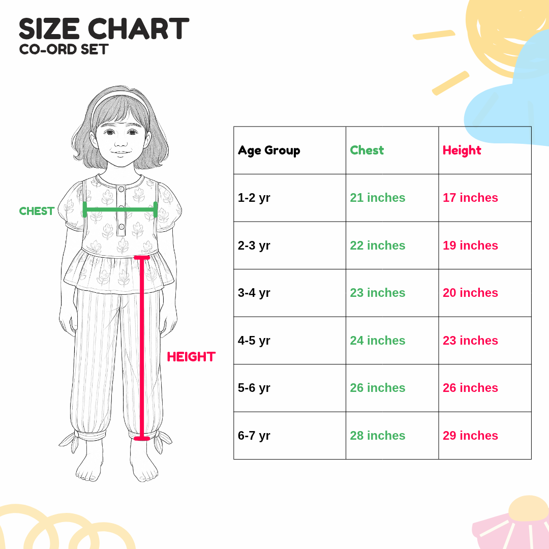 Blue Colour Cotton Co-ord set