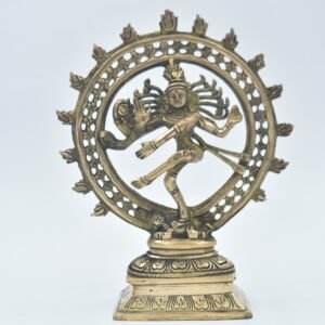 Brass Natraj Statue | Large Dancing Lord Shiva Nataraja Murti for Home Temple Decor, Spiritual Gifting, Pooja Room, Vastu Idol, Diwali &amp; Festival Decoration