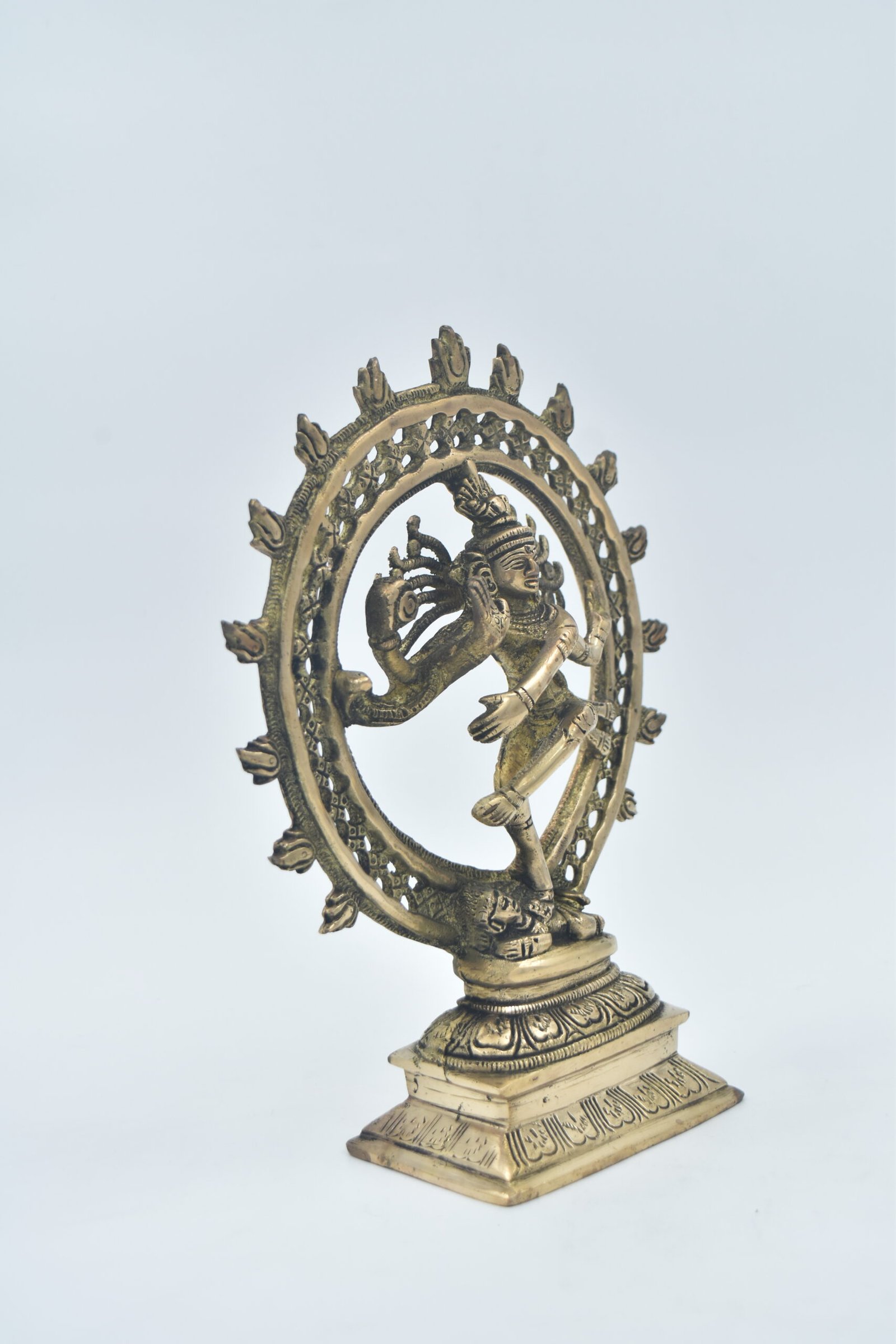 Brass Natraj Statue | Large Dancing Lord Shiva Nataraja Murti for Home Temple Decor, Spiritual Gifting, Pooja Room, Vastu Idol, Diwali & Festival Decoration