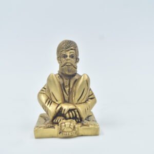 Brass Shankar Maharaj Statue | Handcrafted Shri Shankar Maharaj Murti for Home Temple Decor, Spiritual Gifting, Pooja Room, Office, Vastu Idol, Diwali & Festival Decoration