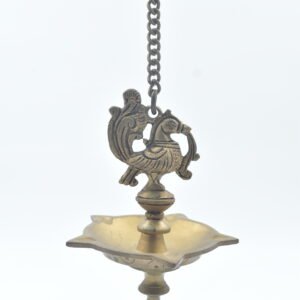 Brass Latkan Diva | Latkan Diva | Latkan Diva Swamy Figurine for Home, Temple, Pooja Room, Office Table, Spiritual Décor & Gifting