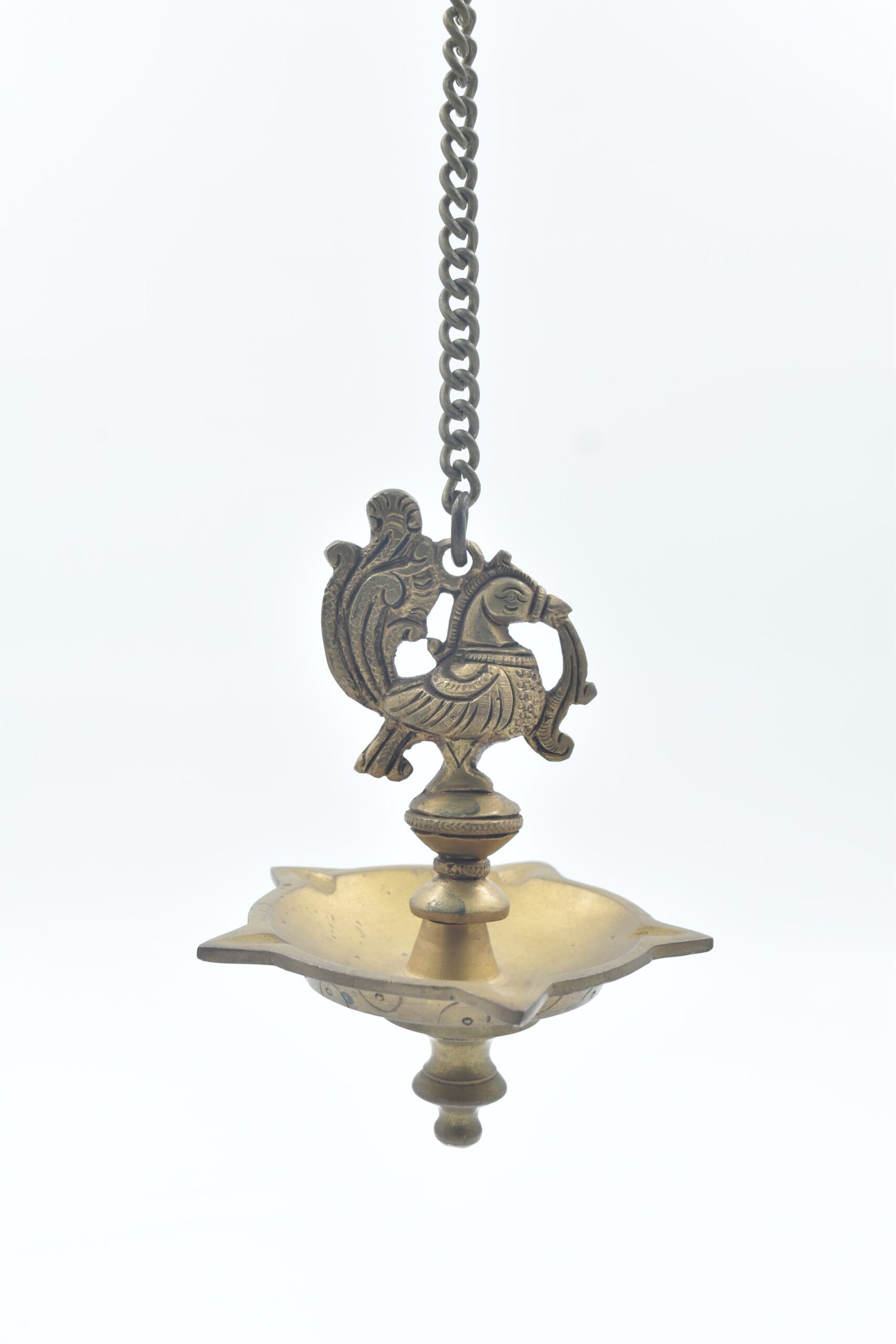 Brass Latkan Diva | Latkan Diva | Latkan Diva Swamy Figurine for Home, Temple, Pooja Room, Office Table, Spiritual Décor & Gifting