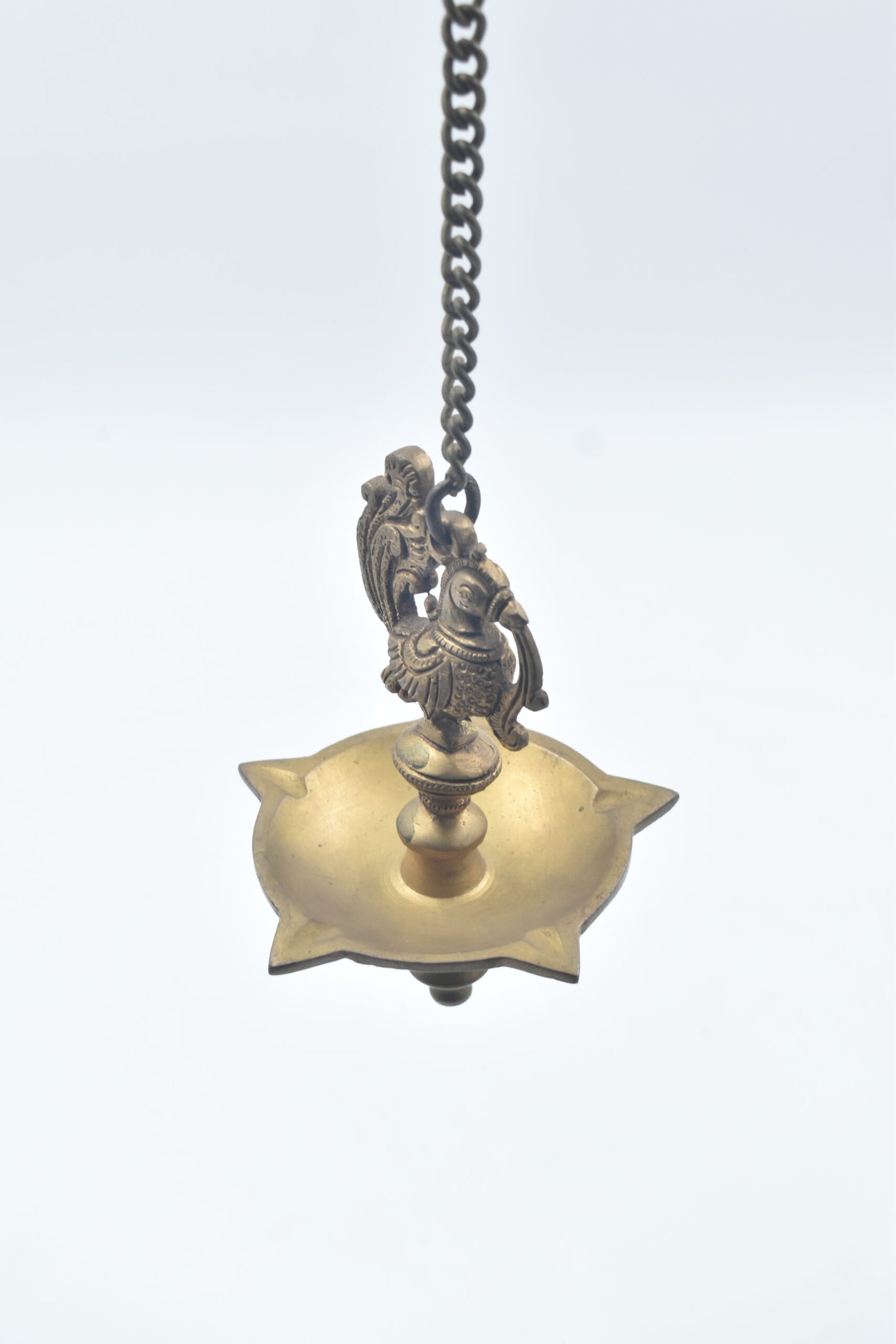 Brass Latkan Diva | Latkan Diva | Latkan Diva Swamy Figurine for Home, Temple, Pooja Room, Office Table, Spiritual Décor & Gifting