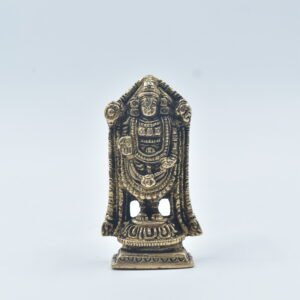 Brass Balaji Murti – Lord Venkateswara / Tirupati Balaji Idol for Home, Puja Room, Office Desk & Gifting – Handcrafted Brass Srinivasa Statue