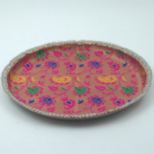 Paithani Pooja Plate