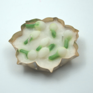 3.5" Urli Candle Mogra Buds | 13. Urli Candle Mogra Buds – Traditional Decorative Candle for Pooja, Festivals, and Spiritual Home Décor