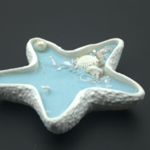 Star Fish Candle – Decorative Candle for Home, Pooja, Festivals, and Spiritual Décor