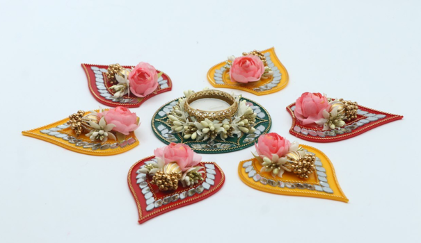 Small Rangoli – Compact Ready-to-Use Decorative Rangoli for Entrance, Diwali, Pooja Room, Wedding, and Mess-Free Festival Décor