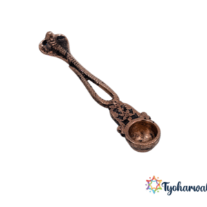 Copper Achamani Spoon | Traditional Pali for Pooja Rituals, Temple & Diwali Festive Occasions | Handcrafted Indian Copper Puja Accessory