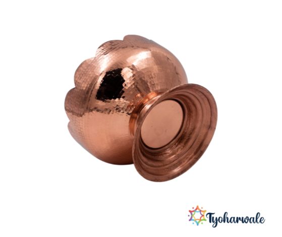 Copper Pardi for Pooja Decoration & Temple Decor | Traditional Indian Pardi in Three Sizes | For Festive Decoration and Gifting|