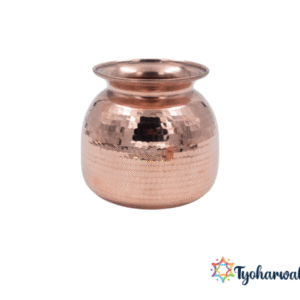 Copper Gadva| Copper Kalash for Daily Pooja Use or Ayurvedic Wellness| For Home or Office| Diwali, Navratri Pooja Kalash|