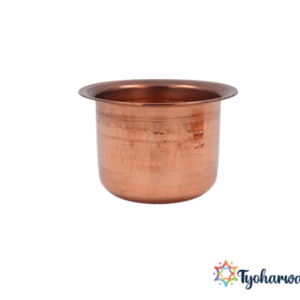 Copper Phulpatra| Traditional Indian Handcrafted Pooja Patra for Puja, Temple & Diwali | For Daily Pooja in Home or Office|
