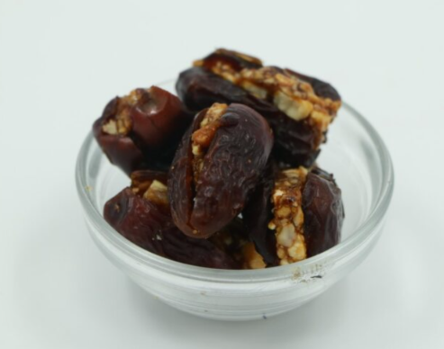 Dry Fruit Brittles in Kalmi Dates | | Premium Sweet Snack | Natural Dates Filled with Crunchy Nut Brittle | Festive Gifting & Healthy Indulgence – 200g