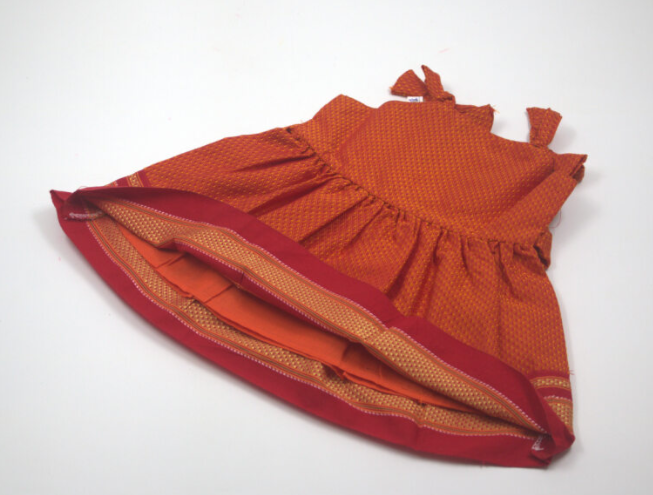 Festive Frock Dress for Girls | Traditional Dress Outfit for Diwali & Pooja |