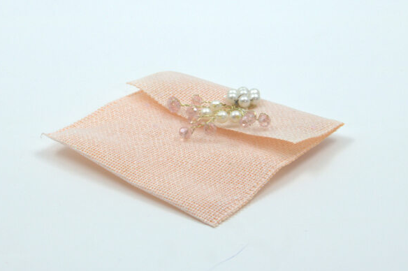 Fabric Envelope with Pearl & Gota Work – Designer Shagun Money Pouch, Wedding & Festival Gift Envelope, Luxury Ethnic Pooja Décor