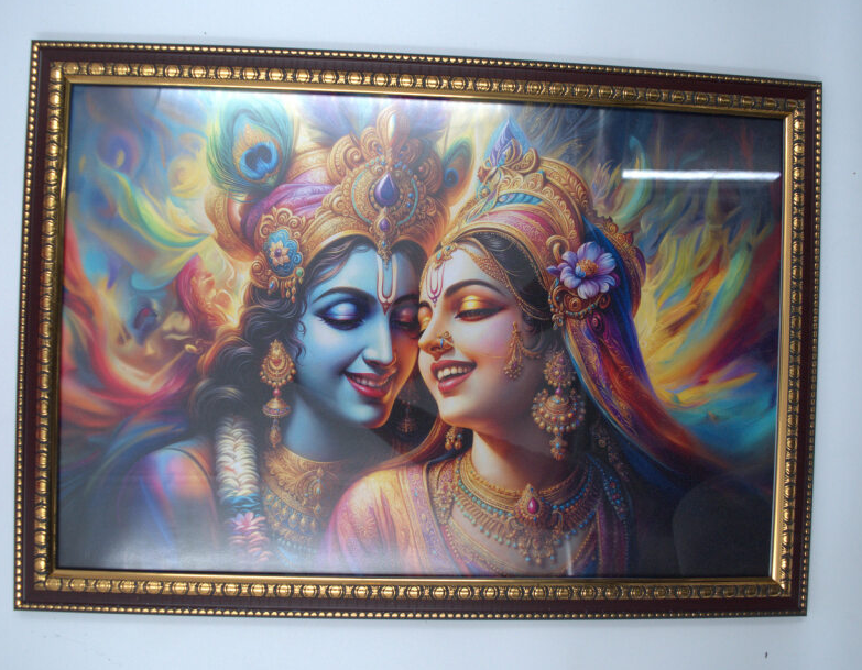 Radha Krishna Photo Frame | Radha Krishna photo frame for home decoration, living room, Hotel, Office