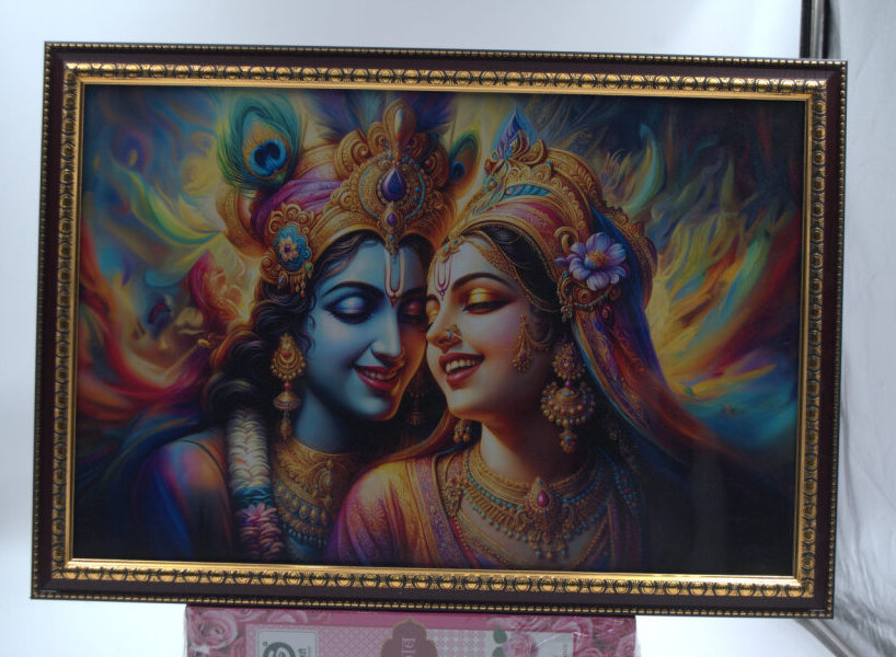 Radha Krishna Photo Frame | Radha Krishna photo frame for home decoration, living room, Hotel, Office