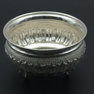 Pure Silver Urli Bowl | Handcrafted Silver Decorative Bowl for Floating Flowers & T-Lights | Home, Office, Mandir & Diwali Decoration | Spiritual & Gift Item