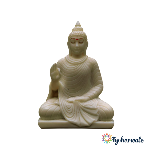 Meditating Buddha Idols | 5'' inch Buddha Statue for Home Decor & Gifting |