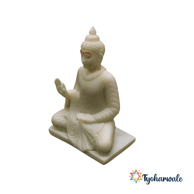 Meditating Buddha Idols | 5'' inch Buddha Statue for Home Decor & Gifting |