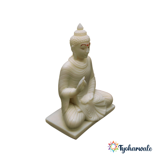 Meditating Buddha Idols | 5'' inch Buddha Statue for Home Decor & Gifting |