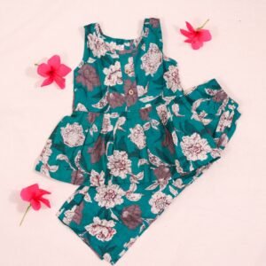 Sage Green Floral Print Co-ord Set