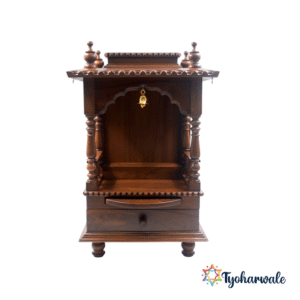 Devghar Wooden Temple for Pooja and Home teak wood with melamine polish Indian temple| Hindu temple |Puja Mandir |designer Temple