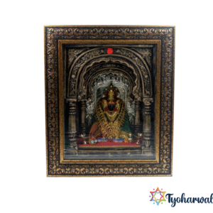 Devghar Shri Tulja Bhawani Box Frame, Tuljabhawani frame, Tuljapur, Religious, Home/ Wall Decor, Puja Gifts