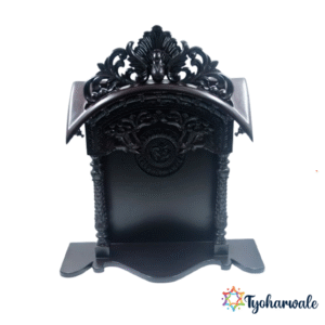 Devghar Wooden Wall Mounted Temple , Teakwood with melamine polish rose wood shade| Frame |Puja Mandir for Home Office and Pooja Room |Pooja Ghar |Home Temple | Wooden Temple | Wooden Mandir |