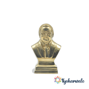 Dr. B. R. Ambedkar Brass Statue – Babasaheb Ambedkar Murti for Home, Office Desk, Study Table & Ambedkar Jayanti Gift | Decorative Brass Showpiece for Festival, Birthday & Corporate Gifting |