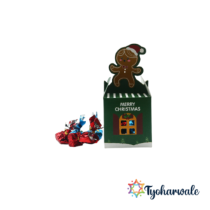 Christmas Assorted Chocolate House Box | Festive Holiday Gifting Chocolates | Assorted Premium Chocolates | Kids & Family Christmas Treat Box |