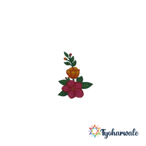 Flower Rangoli Design | For Home Entrance, Living Room, Diwali & Pooja | Reusable Rangoli |