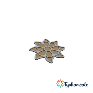 Flower Rangoli Design Board | Reusable Rangoli Base for Home Entrance & Pooja Room | Diwali & Festive Floor Decoration