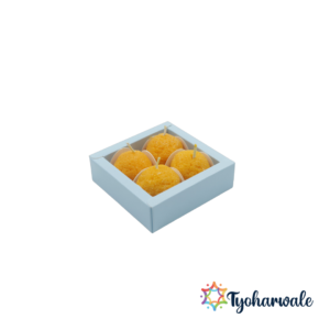 Ladoo Candles | Kesar Almond Fragrance | Handmade Eco-Friendly Decorative Candles | Festive Candle Set for Diwali, Pooja & Home Decor