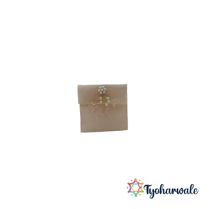 Fabric Envelope with Pearl and Gota Work – Designer Shagun Money Pouch, Wedding and Festival Gift Envelope, Luxury Ethnic Pooja Décor