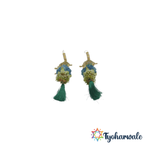 Shubh Labh Hanging with Metal Bansuri | Traditional Wall & Door Decor, Festival Ornament, Pooja Hanging, Diwali & Wedding Gift |