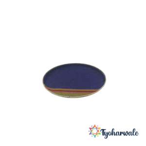 Khan Puja Plate 10” | Traditional Khun Pooja Thali for Raksha Bandhan & Karva Chauth | Aarti Thali for Home & Festive Decoration |